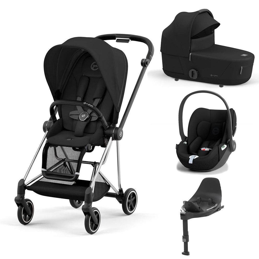 CYBEX Mios + Cloud T Travel System - Sepia Black