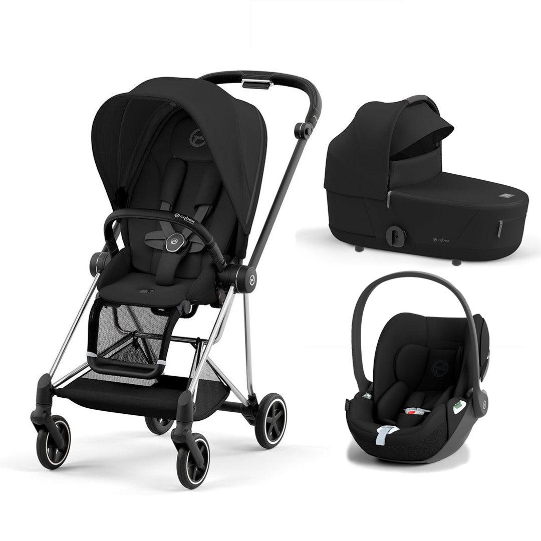 CYBEX Mios + Cloud T Travel System - Sepia Black