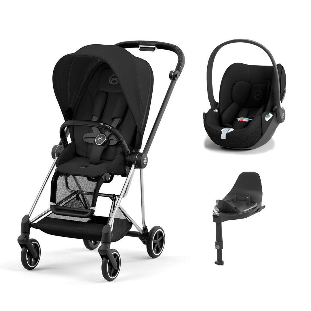 CYBEX Mios + Cloud T Travel System - Sepia Black