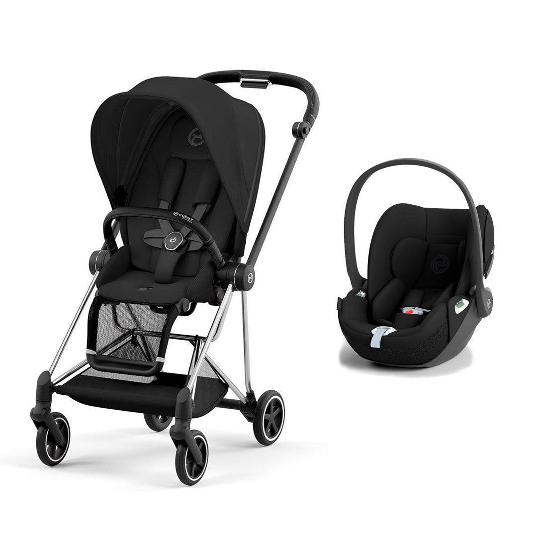 CYBEX Mios + Cloud T Travel System - Sepia Black