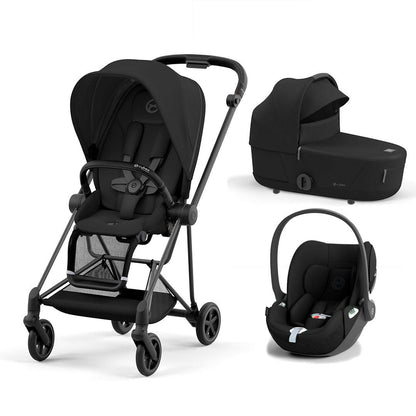 CYBEX Mios + Cloud T Travel System - Sepia Black