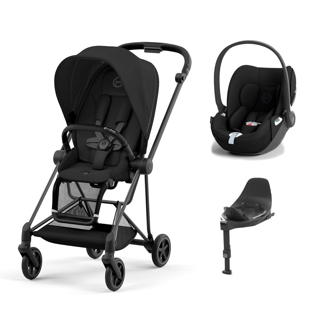 CYBEX Mios + Cloud T Travel System - Sepia Black