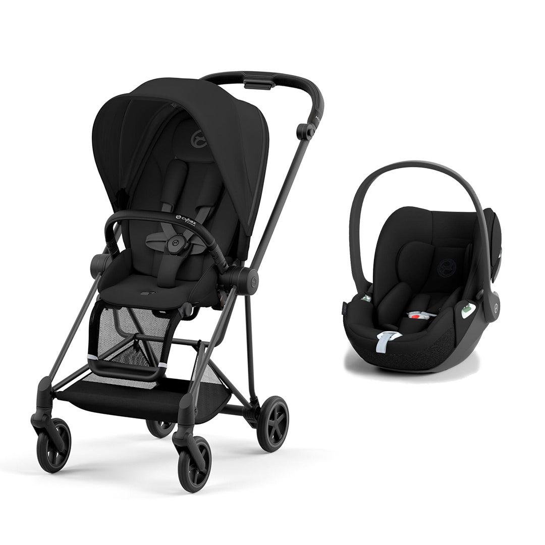CYBEX Mios + Cloud T Travel System - Sepia Black