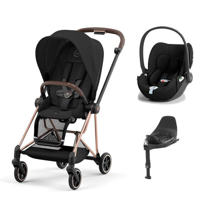 CYBEX Mios + Cloud T Travel System - Sepia Black