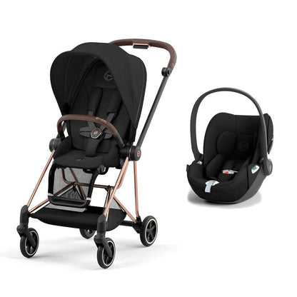 CYBEX Mios + Cloud T Travel System - Sepia Black