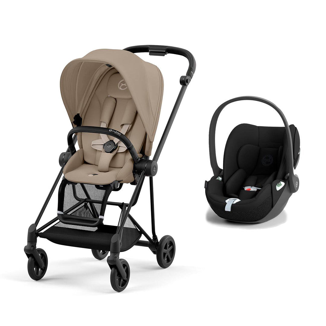 CYBEX Mios + Cloud T Travel System - Cozy Beige