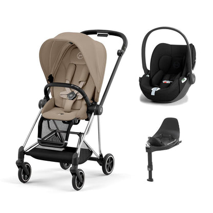 CYBEX Mios + Cloud T Travel System - Cozy Beige