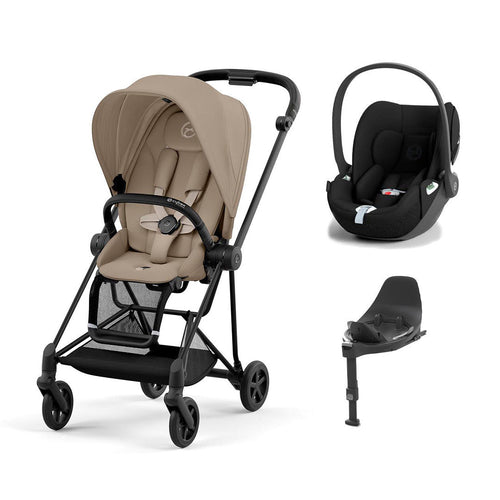 CYBEX Mios + Cloud T Travel System - Cozy Beige