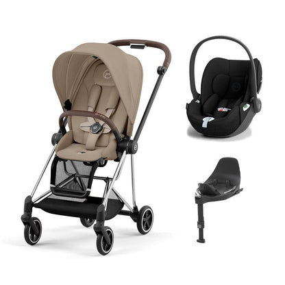 CYBEX Mios + Cloud T Travel System - Cozy Beige