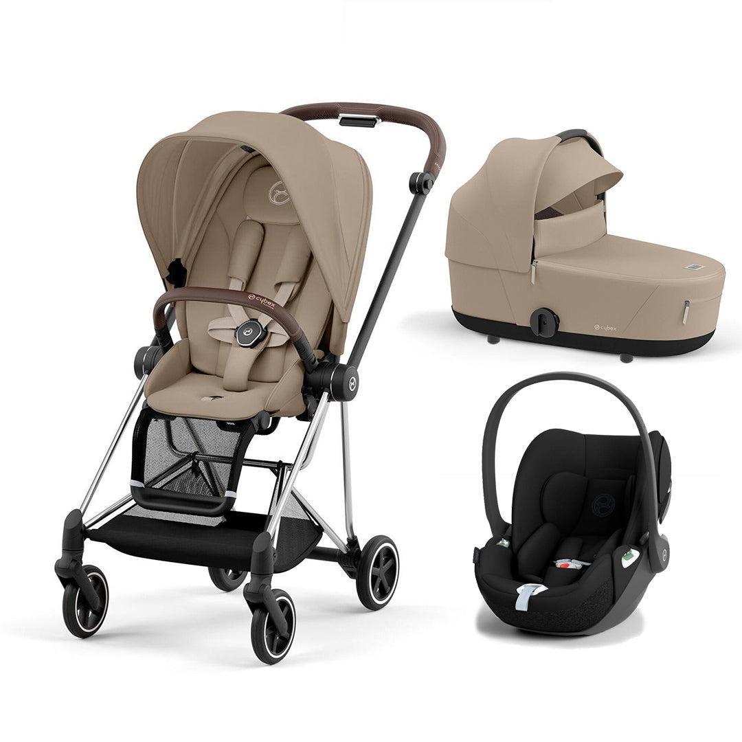 CYBEX Mios + Cloud T Travel System - Cozy Beige