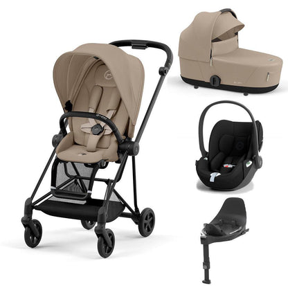CYBEX Mios + Cloud T Travel System - Cozy Beige