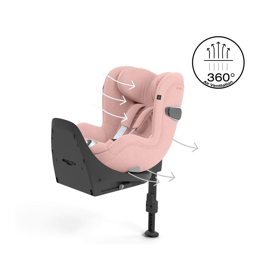 CYBEX Sirona T i-Size Plus Car Seat - Peach Pink