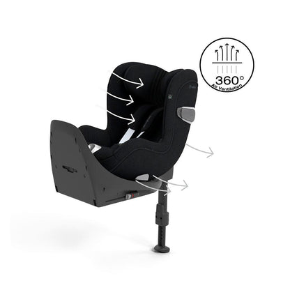 CYBEX Sirona T i-Size Plus Car Seat - Sepia Black