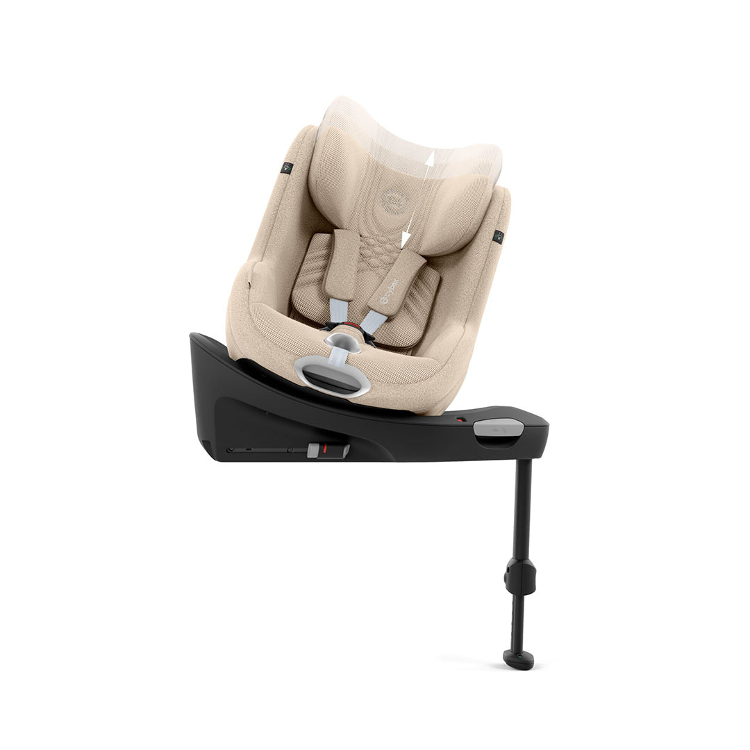 CYBEX Sirona Ti i-Size Plus Car Seat - Cozy Beige