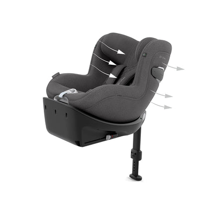 CYBEX Sirona Ti i-Size Plus Car Seat - Mirage Grey
