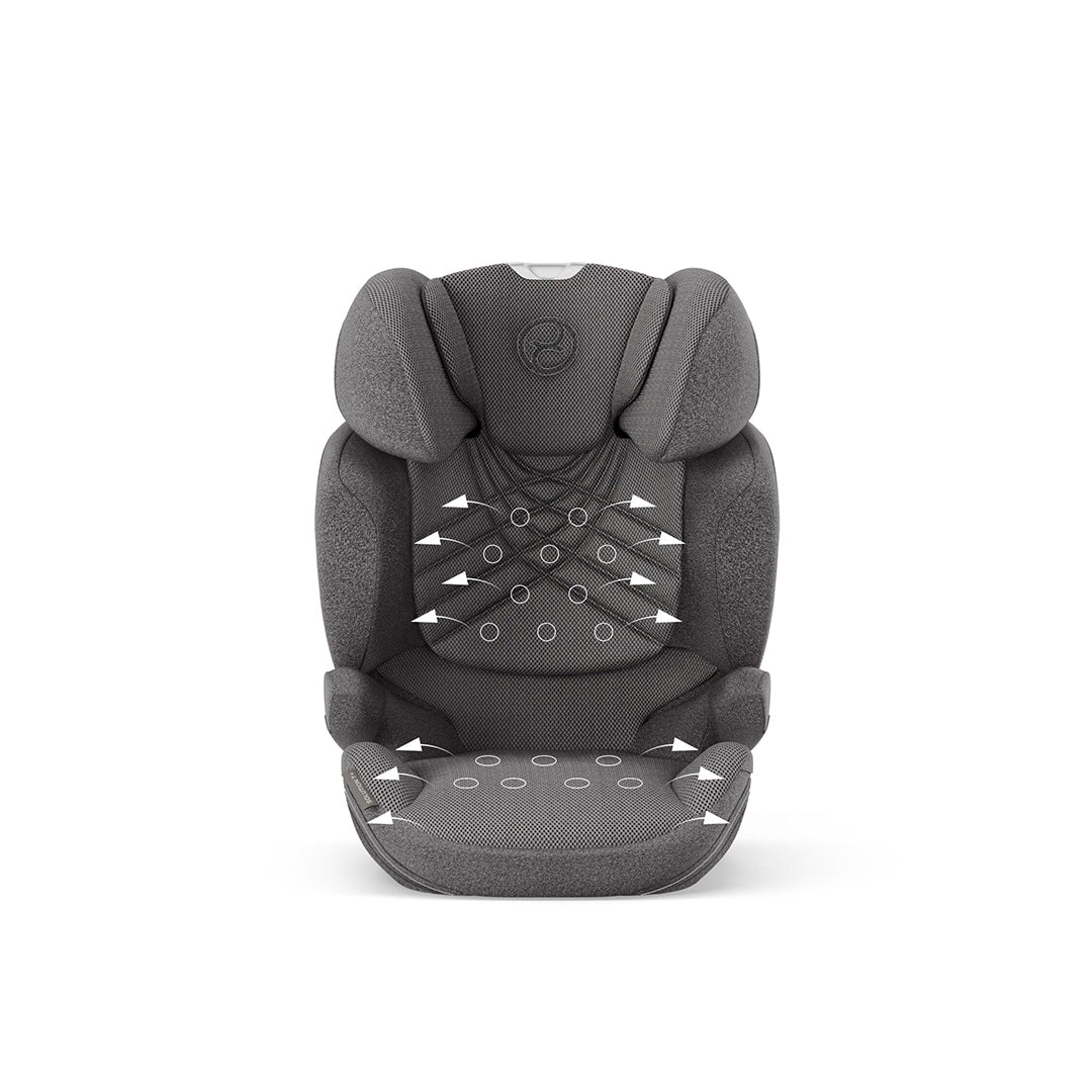CYBEX Solution T i-Fix Plus Car Seat - Mirage Grey