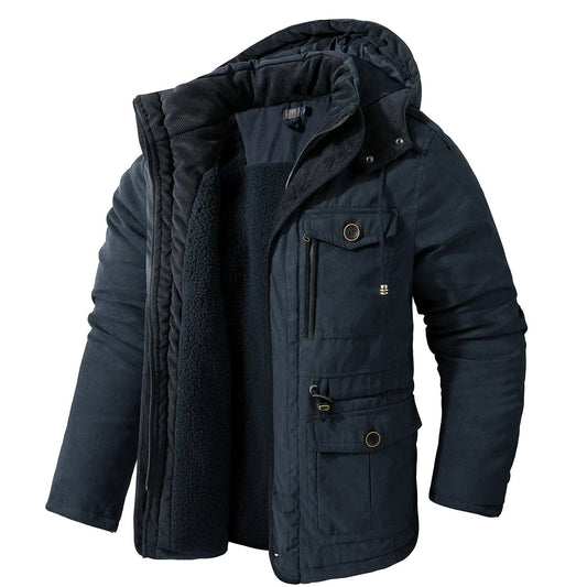 NordAktiv® Funktionale Herren-Winterjacke mit vielen Taschen