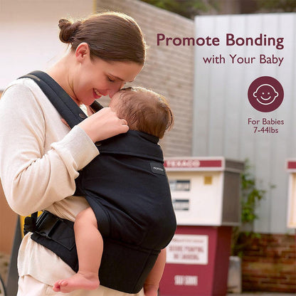 Momcozy Baby Carrier 3M+ - Cotton Black