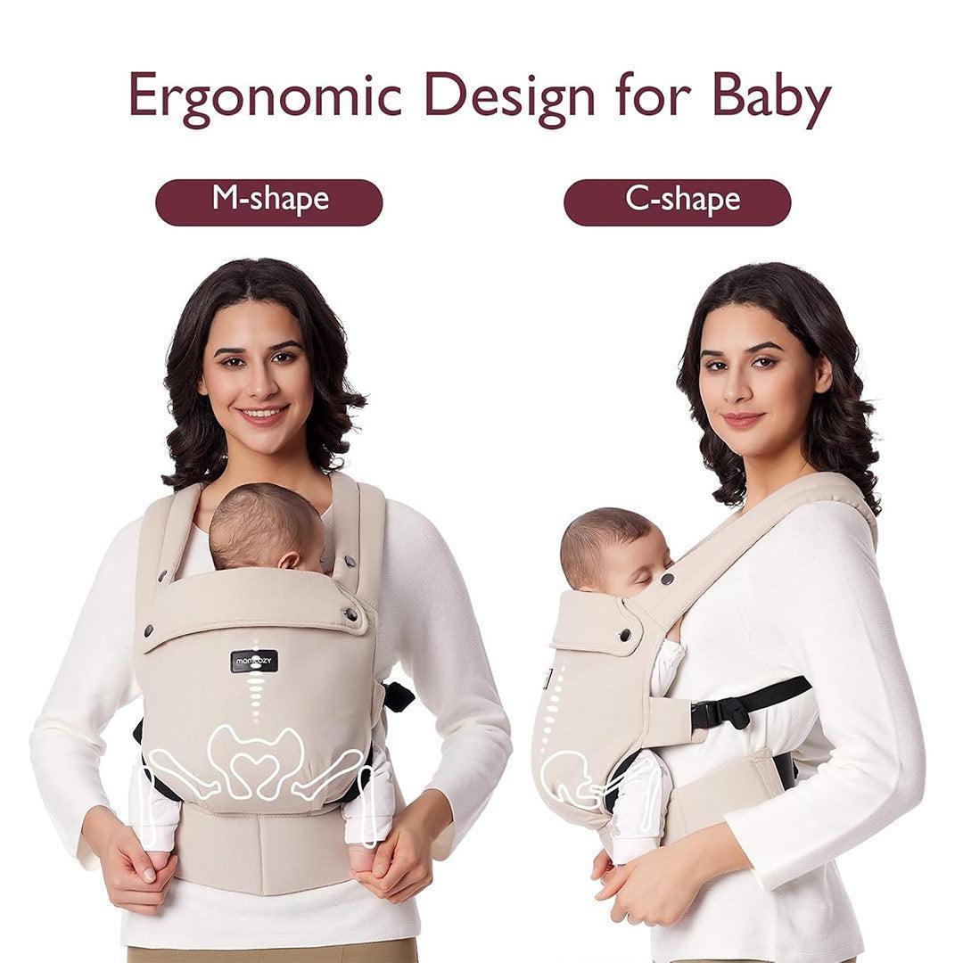 Momcozy Baby Carrier 3M+ - Cotton Khaki