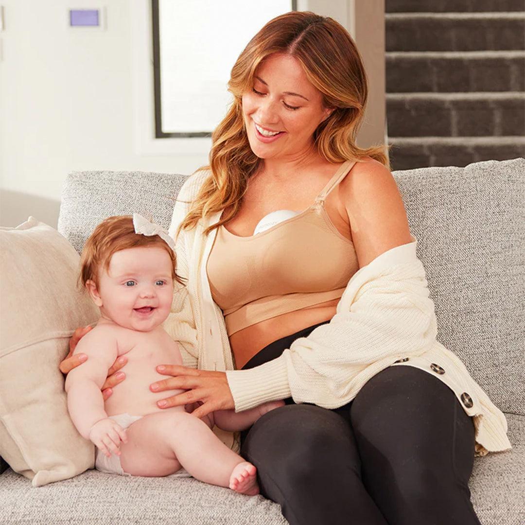 Momcozy Double M5 Wearable Electric Breast Pump - White