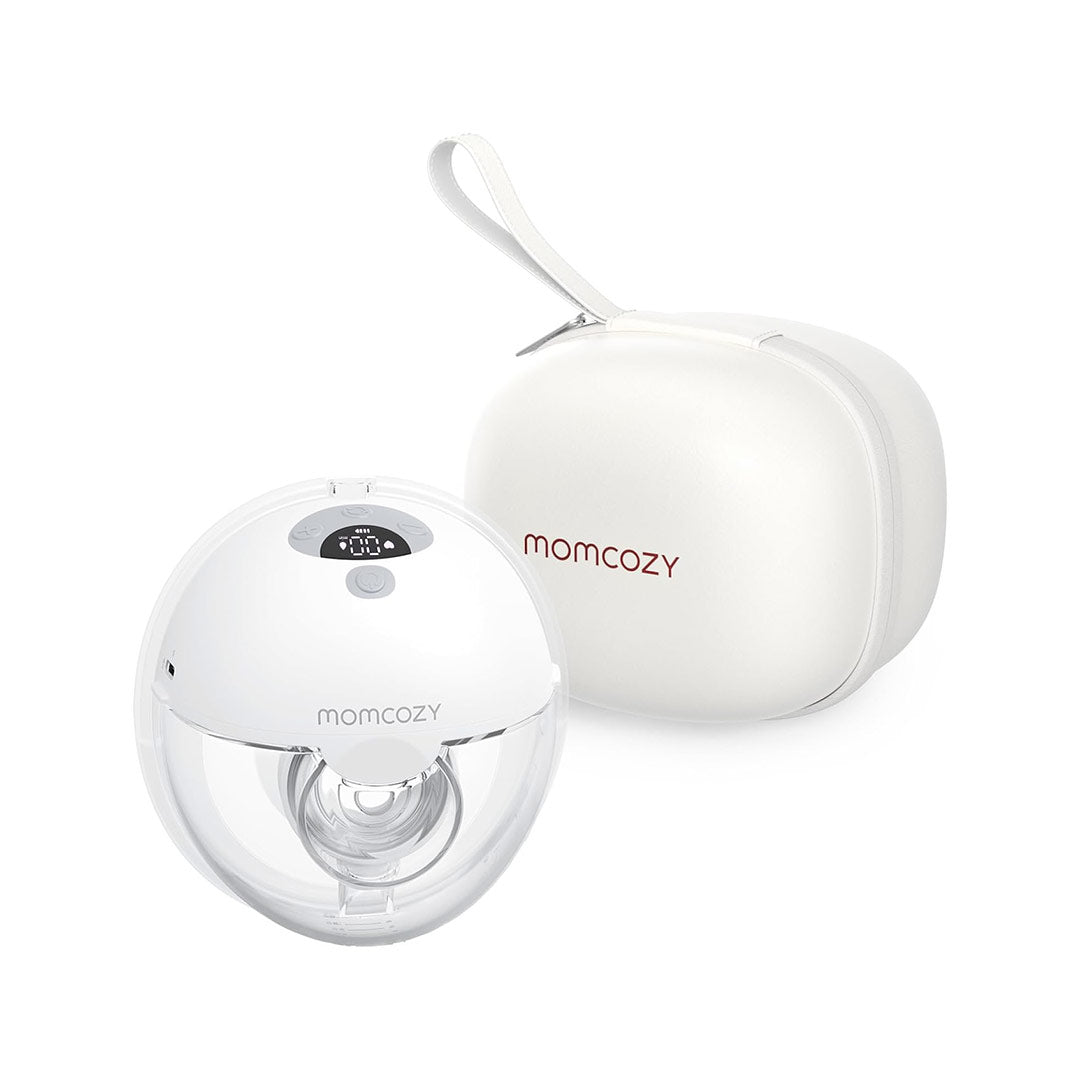 Momcozy M5 Wearable Electric Breast Pump - White