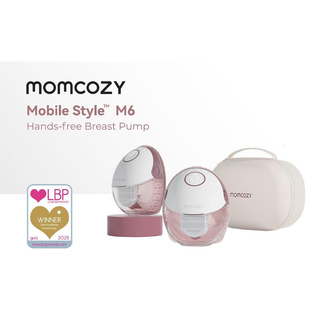 Momcozy M6 Double Breast Pump - White