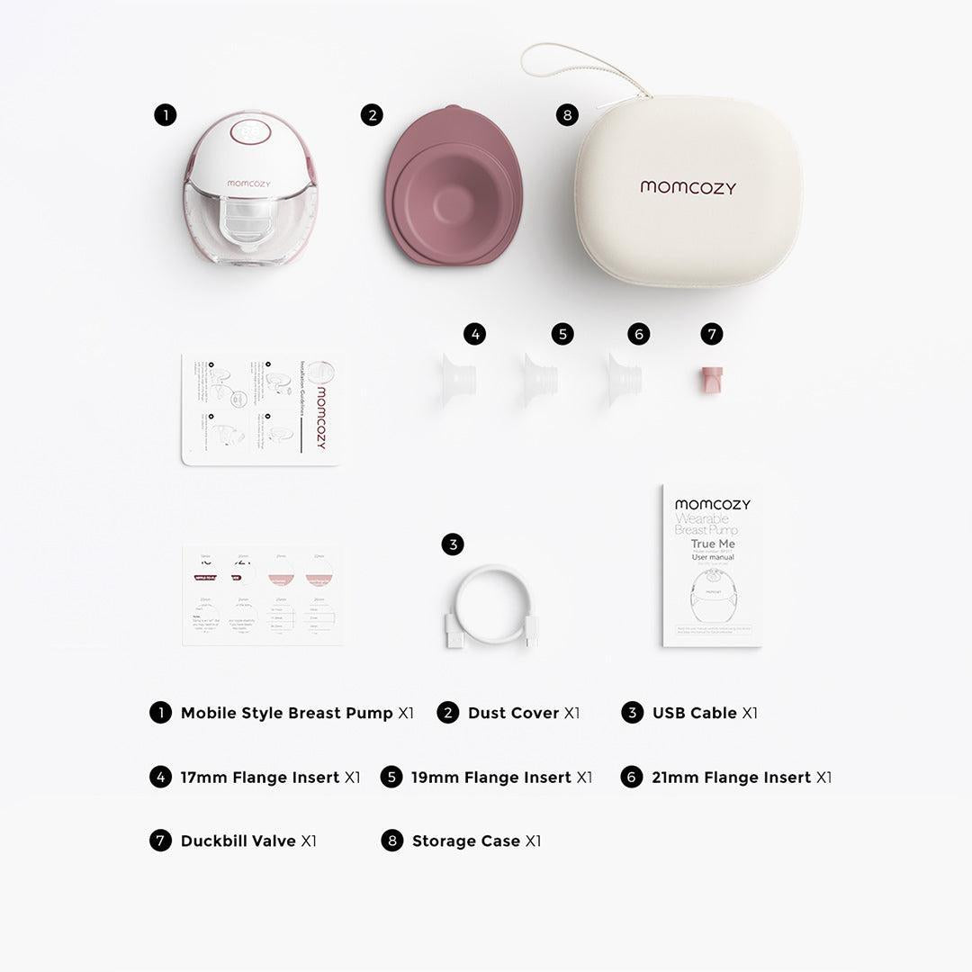 Momcozy M6 Single Breast Pump - White